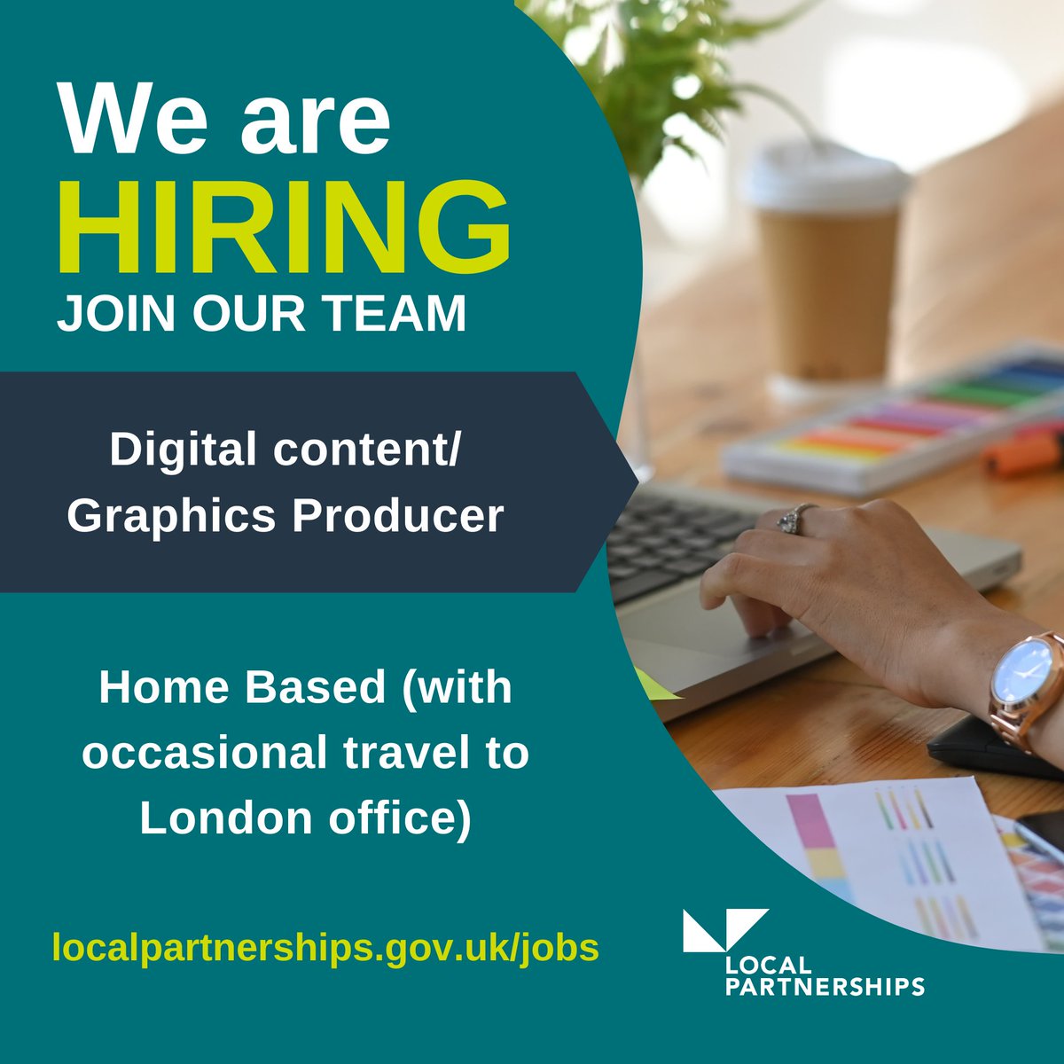 We are hiring! Join our marketing and communications team in a new Digital content/Graphics Producer role: localpartnerships.gov.uk/vacancies/digi…