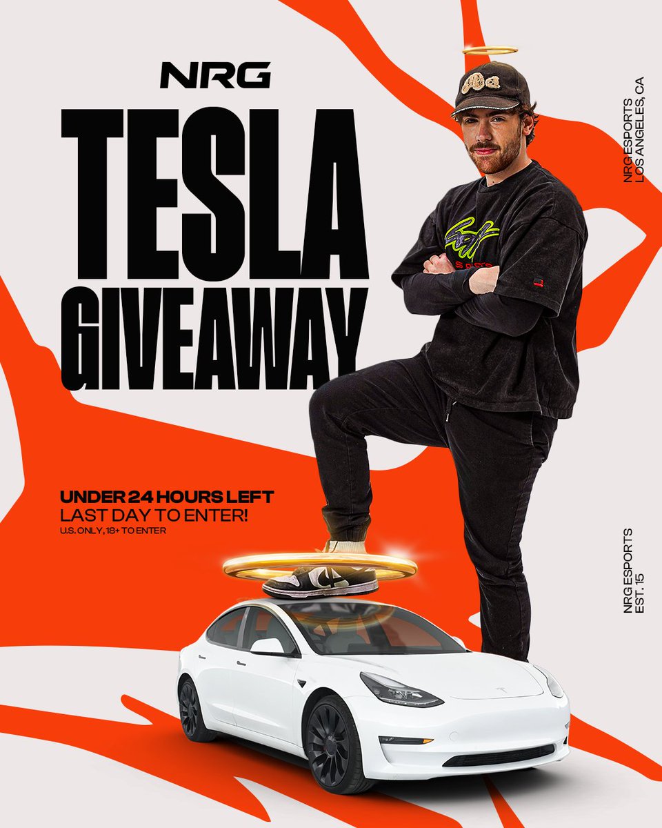 SAPNAP SAYS: WIN A FREE TESLA! UNDER 24 HOURS LEFT TO ENTER GO GO GO bit.ly/sapnaptesla 👈