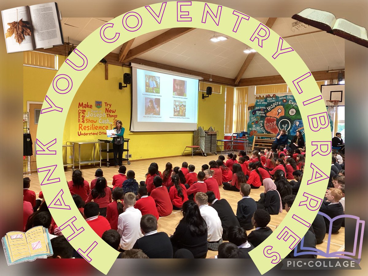 cashprimary's tweet photo. We were lucky to have a visit from #CoventryLibraries this week and the children were excited to find out about everything that the libraries have on offer #readingforpleasure #libraries #reading https://t.co/0KBwVJCFF7