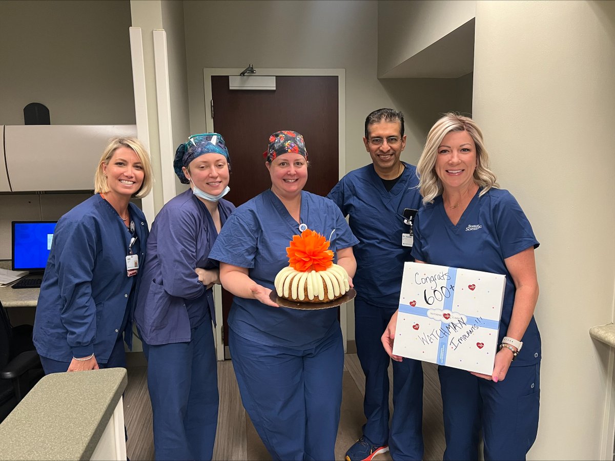 We're thrilled to announce a major achievement by Mercy Health – Fairfield Hospital's cath lab team! This incredible group reached a remarkable milestone with 600 successful WATCHMAN implants. These patients now have a reduced risk of stroke and are off blood-thinning medication.