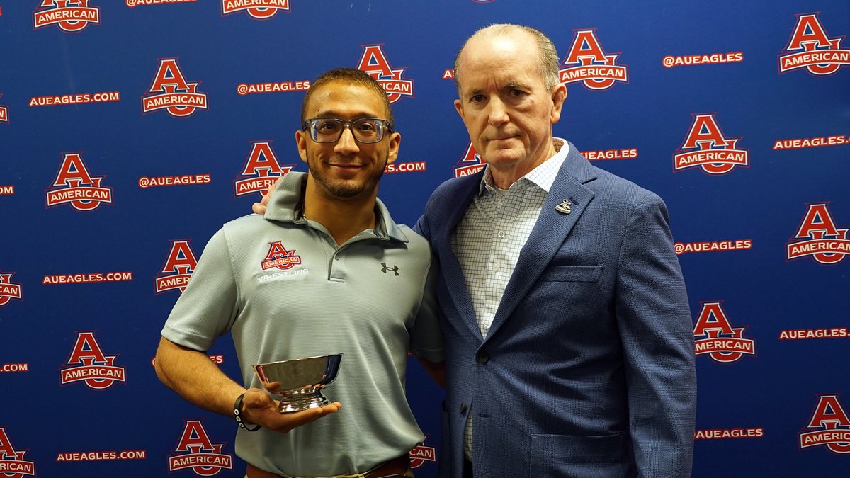 To celebrate the 2023-24 season under third-year head coach Jason Borrelli, the Eagles held a year-end awards luncheon on April 20. Nine awards and special recognitions were given out, and lunch from All Set Restaurant was served to a full room. ➡️ aueagles.link/wr-awards-24 🦅