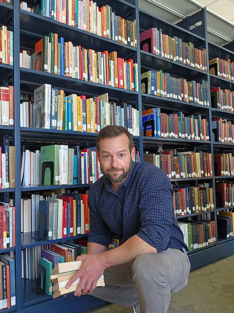 Dr. Jeremy Wallace makes sure Wright Library has what you need to read. Happy World Book Day, @ptseminary #CollectionDevelopment #libraries #books