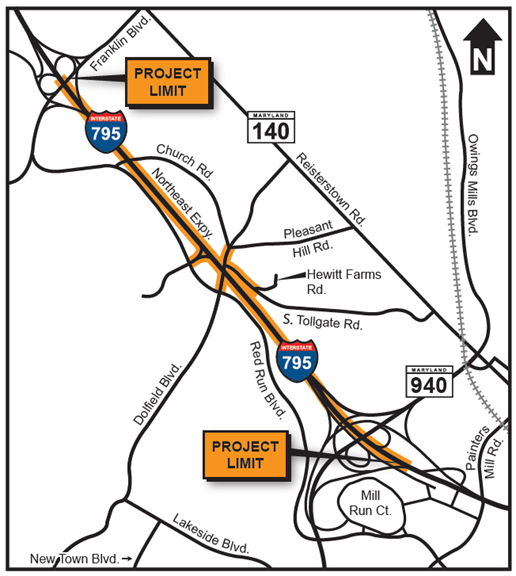 We will host a public open house, 5-7 p.m. Wednesday, May 1, to share information on the design for the interchange at I-795 and Dolfield Boulevard in Owings Mills, Baltimore County. 
Learn more: ow.ly/Wv9Q50RmAy2 
#MDroads #MDOTcares
