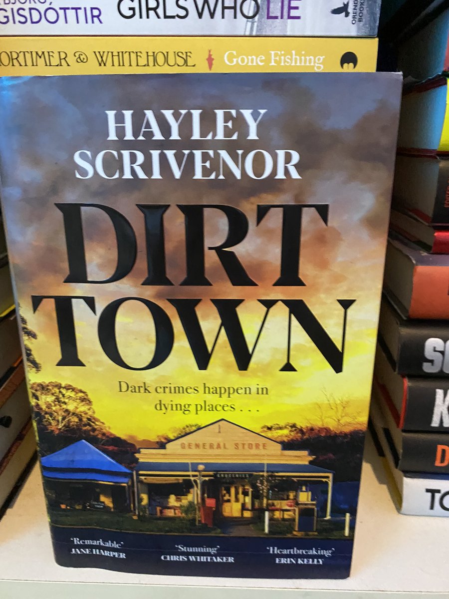 Dirt Town by @hayleyscrivenor - Superb sorry about a young girl who goes missing on her way home from school. Small close knit community in Australia where everybody knows everybody’s business and almost everybody is connected 9/10 #amreading 📚