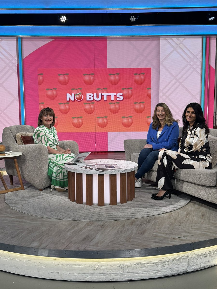 DrAnishaPatel1's tweet photo. The #nobutts campaign continued today on @lorraine lifting the lid on Lynch syndrome. Huge thankyou to
Natasha Hates for sharing her story and raising awareness
Catch up on @ITVX
#BowelCancerAwarenessMonth https://t.co/kNfo0mEReH