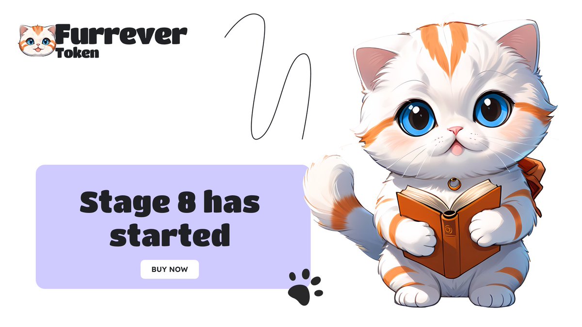 FurreverToken's tweet photo. 🚀💥 Stage 8 has arrived: Get Ready to Soar Higher with Furrever Token! 🌟🌈

Furrever Fam, the countdown to launch is heating up as we kick off Stage 8 of our thrilling 10-stage journey! 🚀
✨ Brace yourselves for even greater heights and epic adventures ahead! 🎉
💫 It's time to spread the fluff far and wide – share the news, tag your friends, and let's make Stage 8 our most purr-fect yet! 🐾
💖 Together, we're paving the way for a brighter, fluffier future! 
https://t.co/JclY56aKe3
🌟 #FurreverToken #FURR 🚀