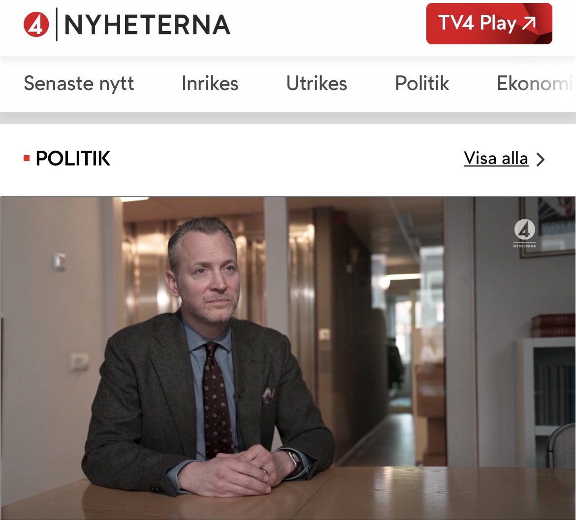 Kommenterar hemlighetsmakeriet om de höga EU-parlamentarikerlönerna i TV4. Tune in! tv4.se/artikel/5mShha…