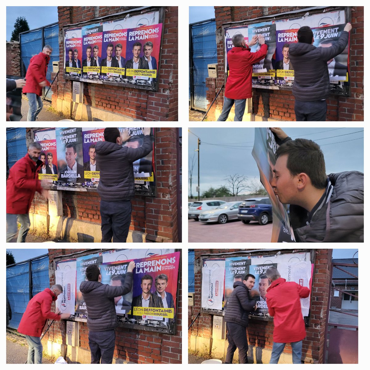 Frederic5916's tweet photo. Collage du jour #circo5916 pour faire gagner la liste menée par @J_Bardella sur les communes de
#Bruille #Ecaillon #Masny avec @VianneyMartin6 et @meld_de_06
#VivementLe9Juin
@MarchioMatthieu @RN_Nord59 @joshuaHochart @RNJ_Nord https://t.co/dyfZS6mE9g