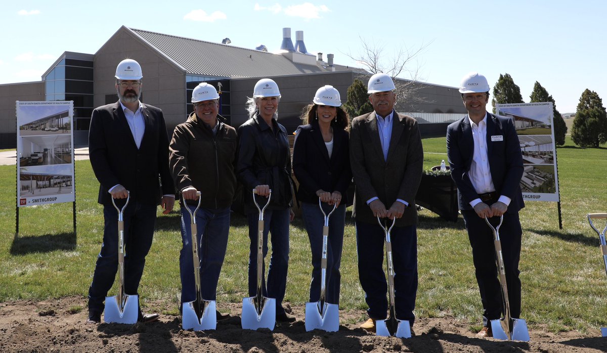 The people who work at the SD Public Health Lab keep our state healthy. Today, we broke ground on the important expansion of this lab. Thank you to Secretary Magstadt and the entire Department of Health for your dedication to South Dakotans.