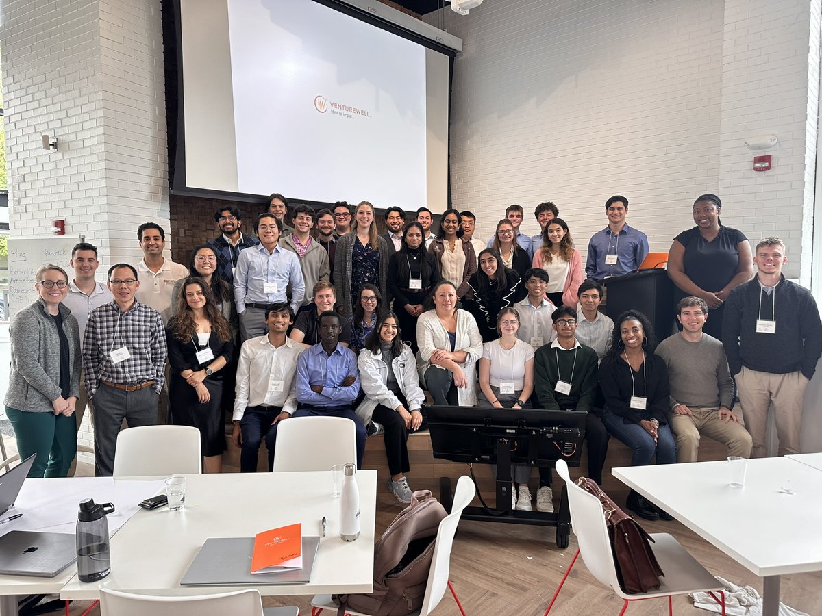 venturewell's tweet photo. Our Spring 2024 Pioneer E-Team Program cohort spent last week at @OhioState identifying and outlining the optimal market for their inventions! Submit your application for the Summer 2024 E-Team Program &amp; you could receive $5,000 in non-dilutive funding: https://t.co/srcivSi7D4 🚀 https://t.co/btp4fYgZJA