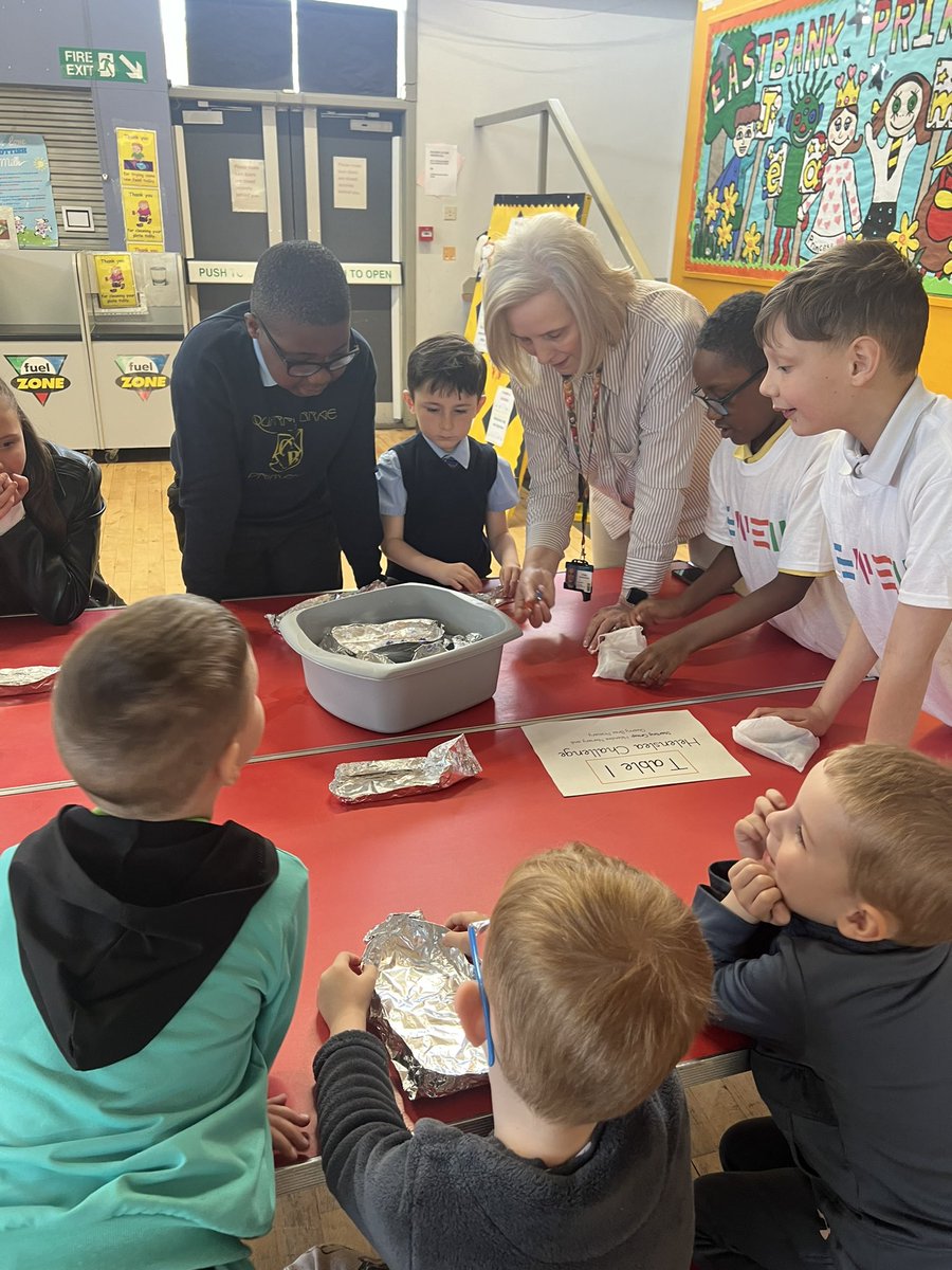 EastbankPri's tweet photo. Today we welcomed establishments from across Eastbank LC to take part in some STEM challenges. Thank you to our @YoungSTEMLeader for supporting and to all that attended
@RiverbankPri @WellshotPrimary @QuarryBraePri @SilverdaleNurs1 @HelensleaNurse1 @ThorntreeHT πβ΅οΈβοΈ#STEMGlasgow https://t.co/XdThgyXq2L