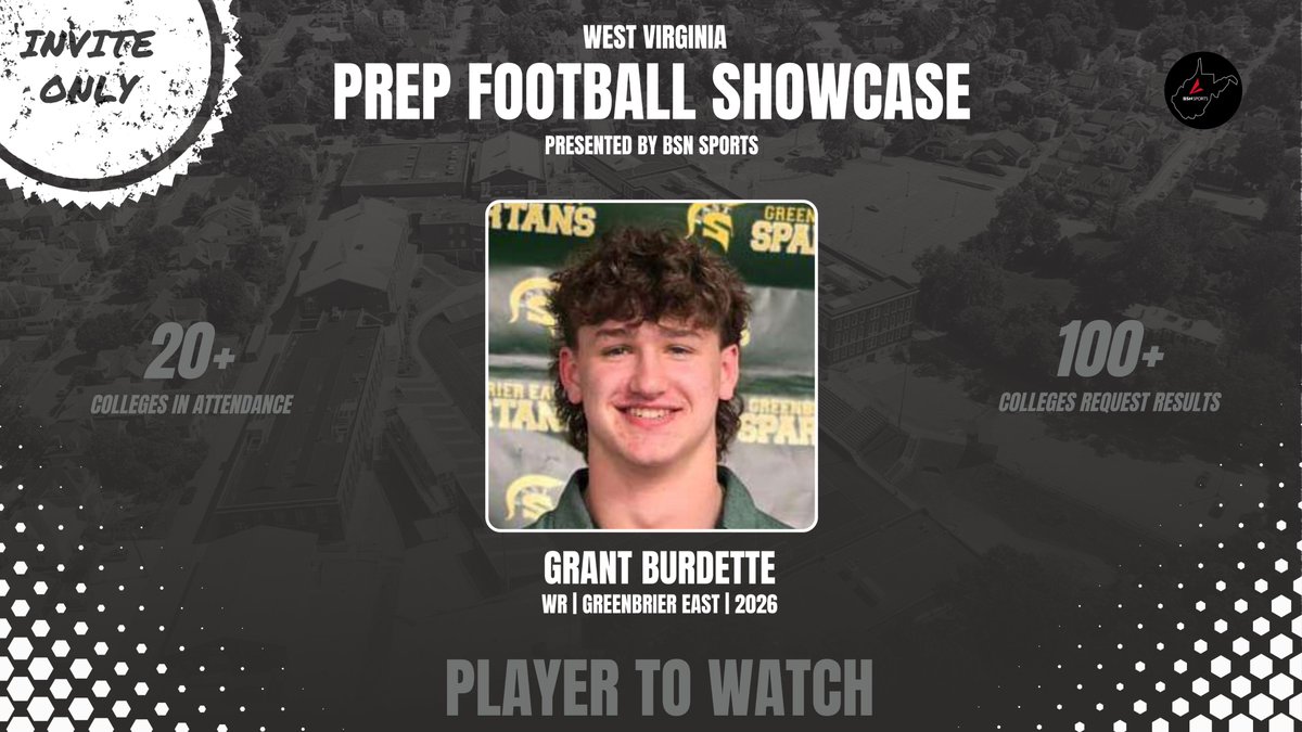 2024 WV Prep Football Showcase Player to Watch: Grant Burdette WR | Greenbrier East (Invite Only - Top WV Players) #wvprepfb