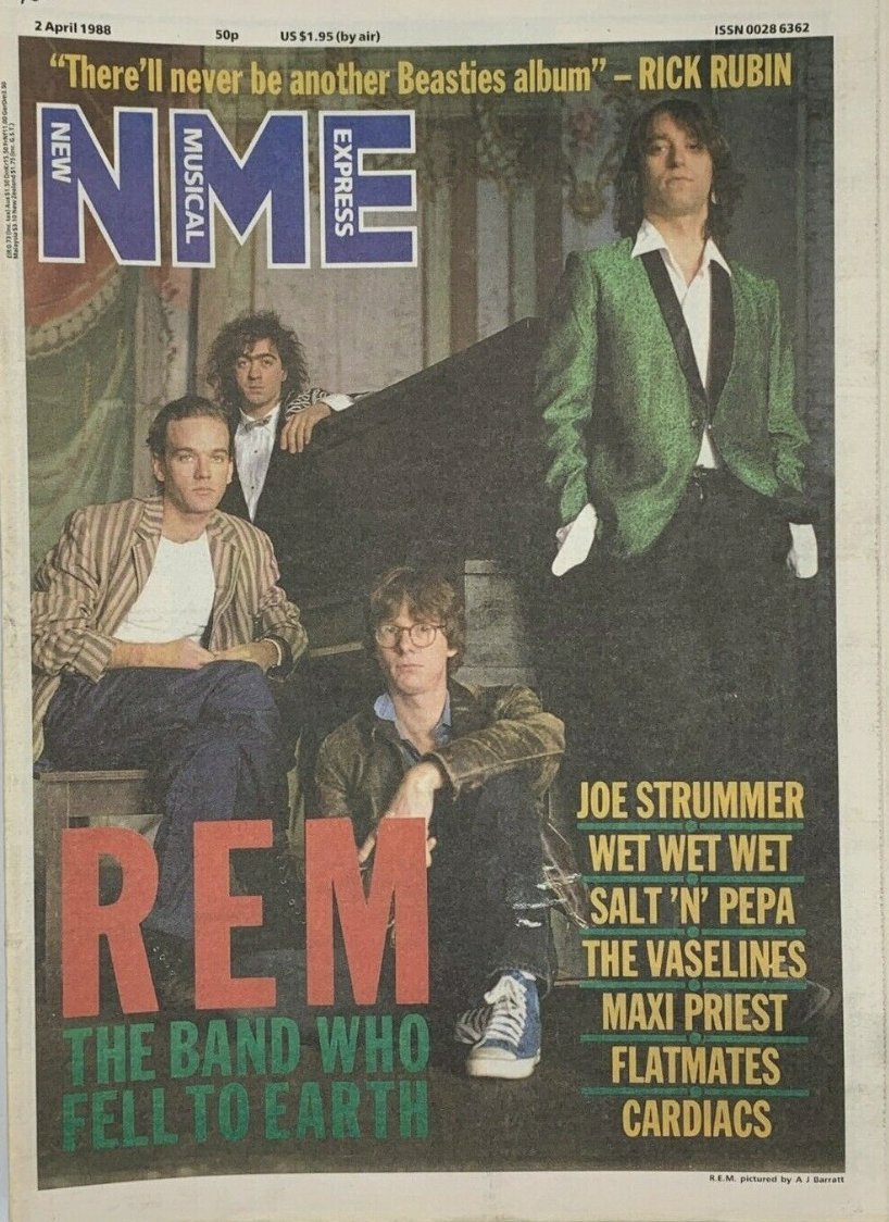 from the dusty archives: April 1988 cover of the @NME