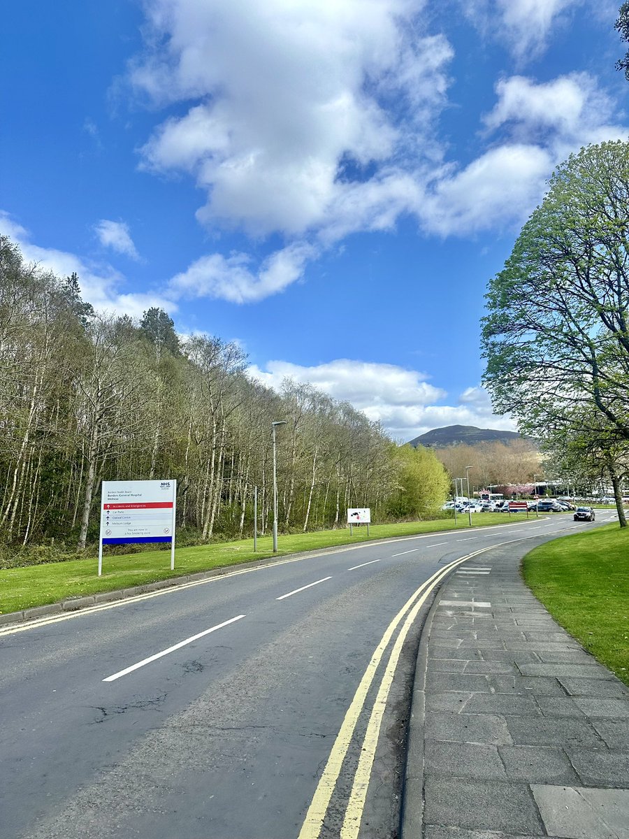 Today in sunny Scotland I visited Borders General Hospital and spent time with some of their exec team, talking about VBHC where ever I go😄