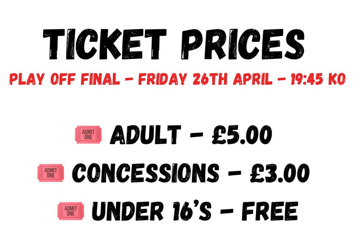 PLAY OFF FINAL | TICKET INFO ⬇️