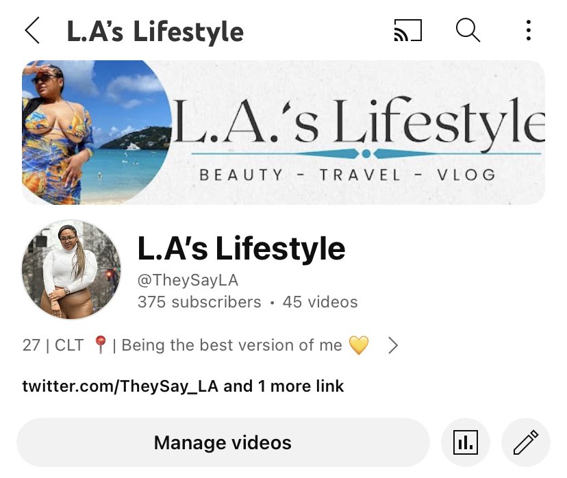 The goal is 1k subscribers… I have 13k+ followers on here !

HELP YA GIRL OUT 🥹🥰

Subscribe: youtube.com/@TheySayLA?si=…

#YouTube #SUBSCRIBEONYOUTUBE #SupportSmallStreamers
