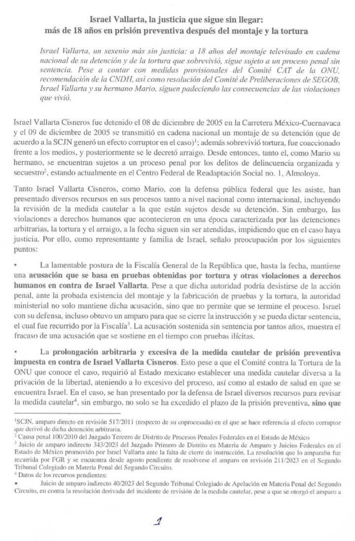 MarySainz004's tweet photo. Comunicado caso #IsraelVallartaLibreYa
Porque es un derecho replicar cuando hay injusticia con el debido respeto Pdte, @lopezobrador_ por lo expuesto hoy nuevamente veo no está informado, no hay más carpetas abiertas, pedimos no violentar más la presunción d inocencia d #IsraelV https://t.co/t6O3ZOPfIs