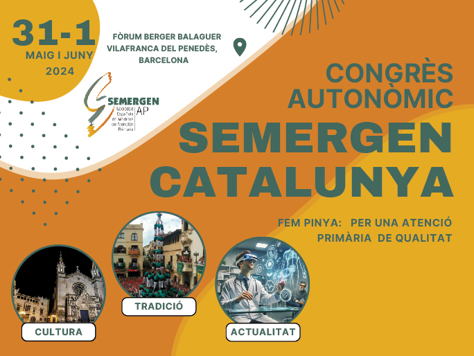 ¡Últimos días para inscribirte! 🟡 8º Congreso de SEMERGEN Cataluña 📅31 de mayo y 1 de junio📍Vilafranca del Penedés “Hagamos piña: para una Atención Primaria de calidad”. 👉Plazas limitadas semergen.es/congresocatalu… #SEMERGENCat24