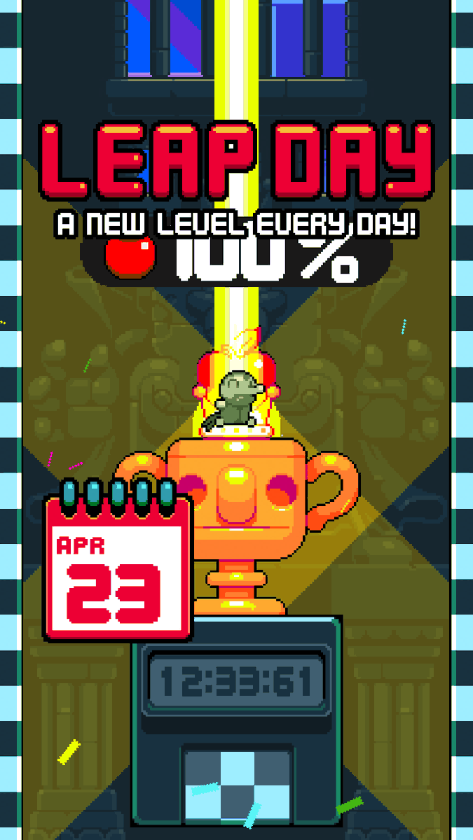 Just beat 4/23/2024 in Nitrome's #Leapday!