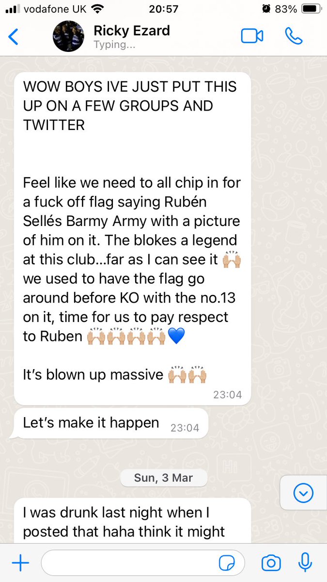 Emerson1988's tweet photo. Not all drunk ideas are bad ideas 😅 Fair play @Ezzyezard89 and everyone else involved/who donated…Tough season but the way everyone’s united has been unbelievable &amp; credit to the players/staff for turning it around despite crazy off field issues! Onwards &amp; upwards! #readingfc https://t.co/4VQPIXDyLD