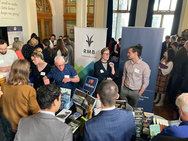 Celebrating BC writers and publishers at #BCLeg on the 10th anniversary of #BCBookDay!