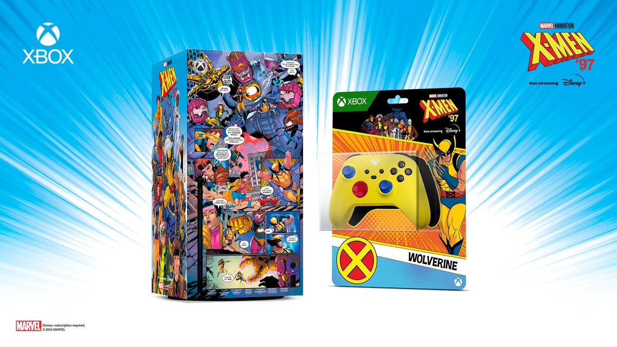 msdeusnerdsout's tweet photo. How good is this X-Men '97 themed @Xbox Series X???

I've never had a more mighty need!!! 

It's part of a sweepstakes giveaway though but would be so cool as a console wrap too!! 🤤😍😍 https://t.co/S8FmwE2IMO