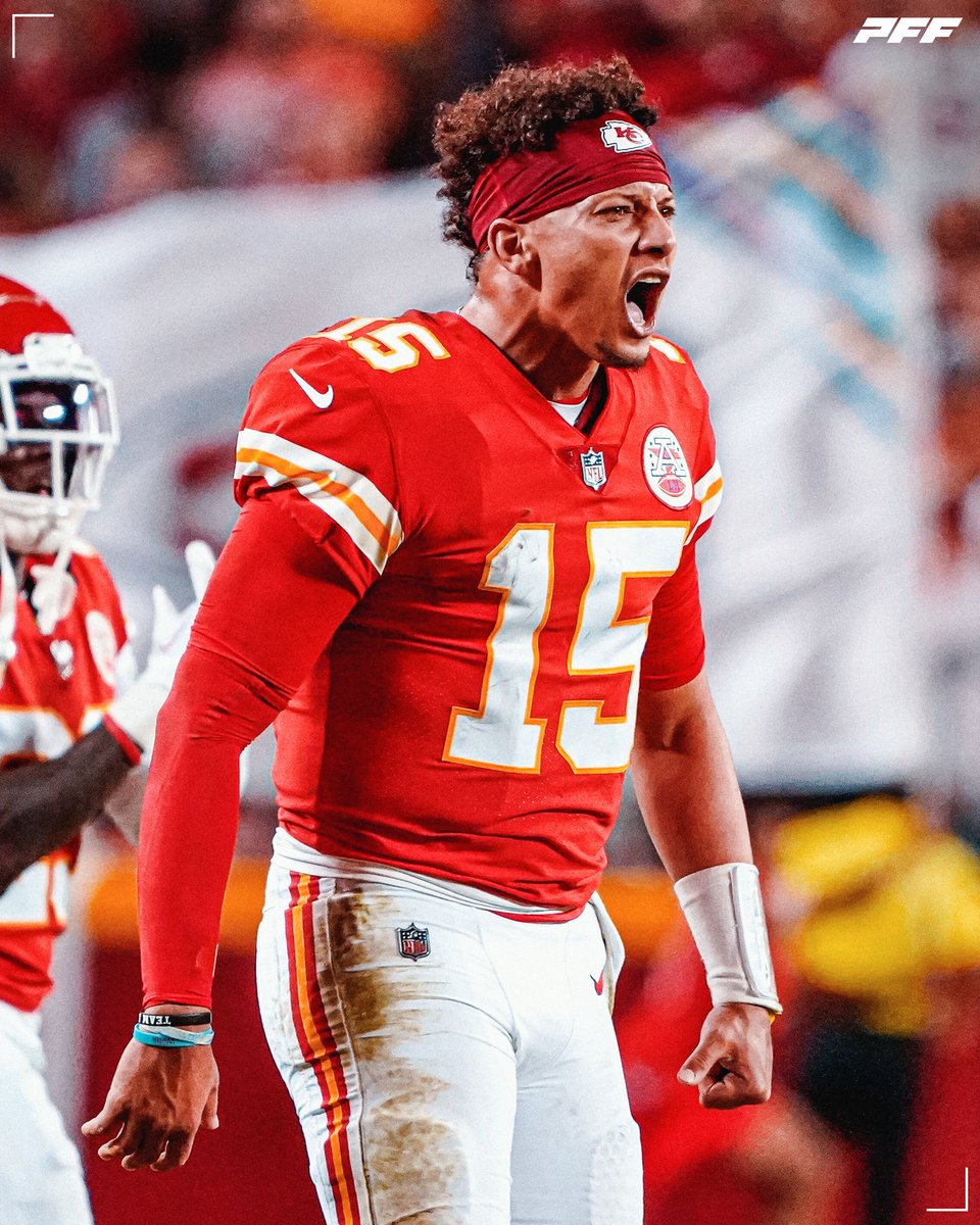 Patrick Mahomes: 96.1 career PFF Grade 🤯 1st among all players from the 2017 draft class 💎