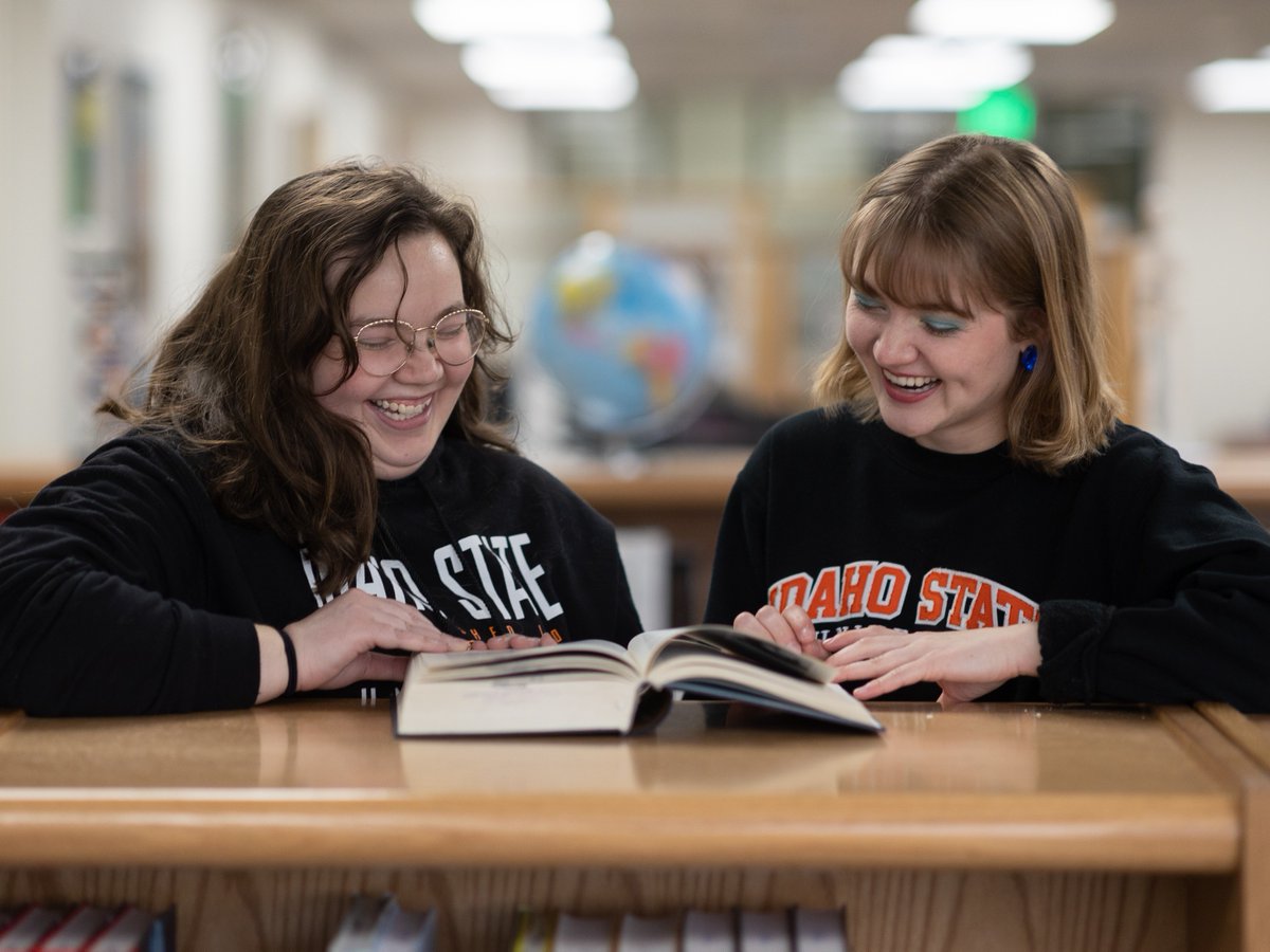 Today is World Book Day! 📚 🧡 There is nothing better than celebrating it the day that the Oboler Library is getting unveiled! All are welcome as we unveil the newly remodeled library today from 4-5 p.m. Read more at isu.edu/news/ 🗞️ #idahostate #worldbookday