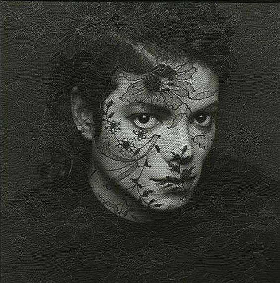 Michael Jackson Under Calais Lace Veil at Museum of Fine Arts, King of Pop Beneficiaries Confirmed This portrait of Michael Jackson by Greg Gorman is featured in the exhibition «Quels beaux visages! at the Museum of Fine Arts.  this Calais lace veil shot by Greg Gorman in 1987!