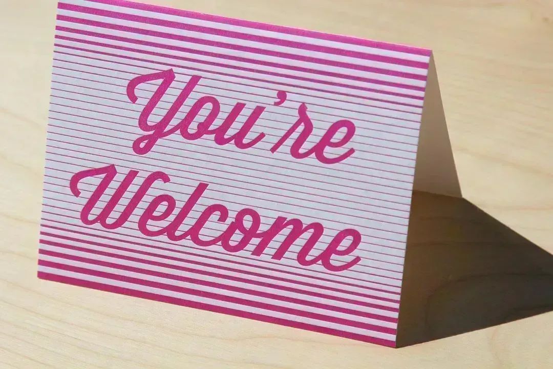 When someone says, 'thank you' a simple response of 'you're welcome' or 'my pleasure' is short and sweet and all that's needed! ~ #DTN #MiniManners #etiquette