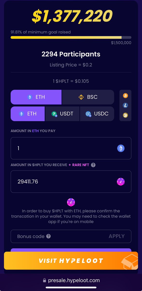 db2wars's tweet photo. $HPLT presale is live. Listing price set at .20.  Use code: aliaiq6iwt 
and get $HPLT and $USDT staking now. 
https://t.co/1xsuKKLOuI https://t.co/yogT3i8kL2