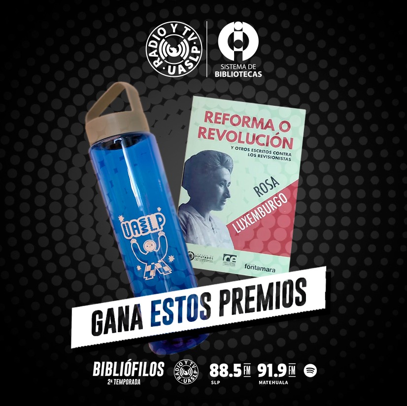 📣 ¡𝐆𝐚𝐧𝐚 𝐞𝐬𝐭𝐨𝐬 𝐩𝐫𝐞𝐦𝐢𝐨𝐬❗ ✅ Escucha el capítulo de mañana miércoles 24 y entérate cómo puedes ganar estos premios por Radio y Televisión UASLP a las 12:00 horas. 📻 88.5 FM y 91.9 FM en Matehuala 🌐 radioytelevision.uaslp.mx