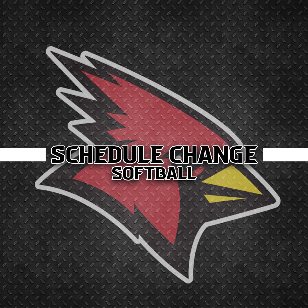 SB | Schedule Change for @cardinals_sb

The doubleheader scheduled for Wednesday, April 24 against Saint Michael’s has been canceled due to weather. The Cardinals are back in action Friday, April 26 for a 3 pm doubleheader against Geneseo.

#CardinalStrong #CardinalCountry