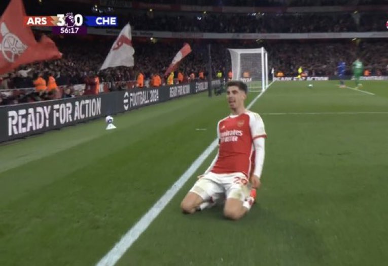 SemperFiArsenal's tweet photo. 60 MILLION DOWN THE DRAIN. KAI HAVERTZ SCORES AGAIN https://t.co/DWWZXZ0Ket