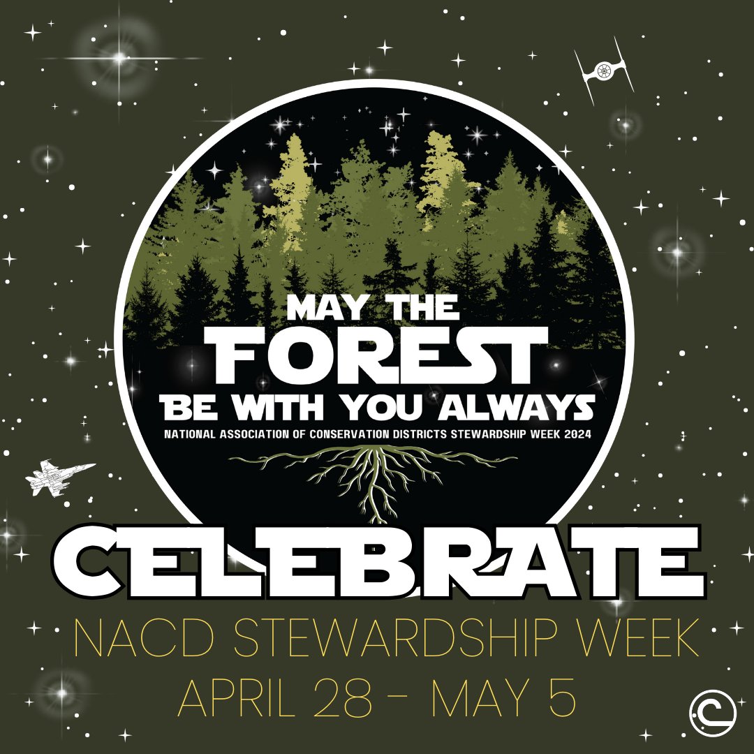 We’re celebrating #NACDStewardshipWeek today through May 5! This week, follow along with us to learn about the importance of #forestry conservation in your community and explore how you can help keep your local forests strong. #MayTheForestBeWithYou