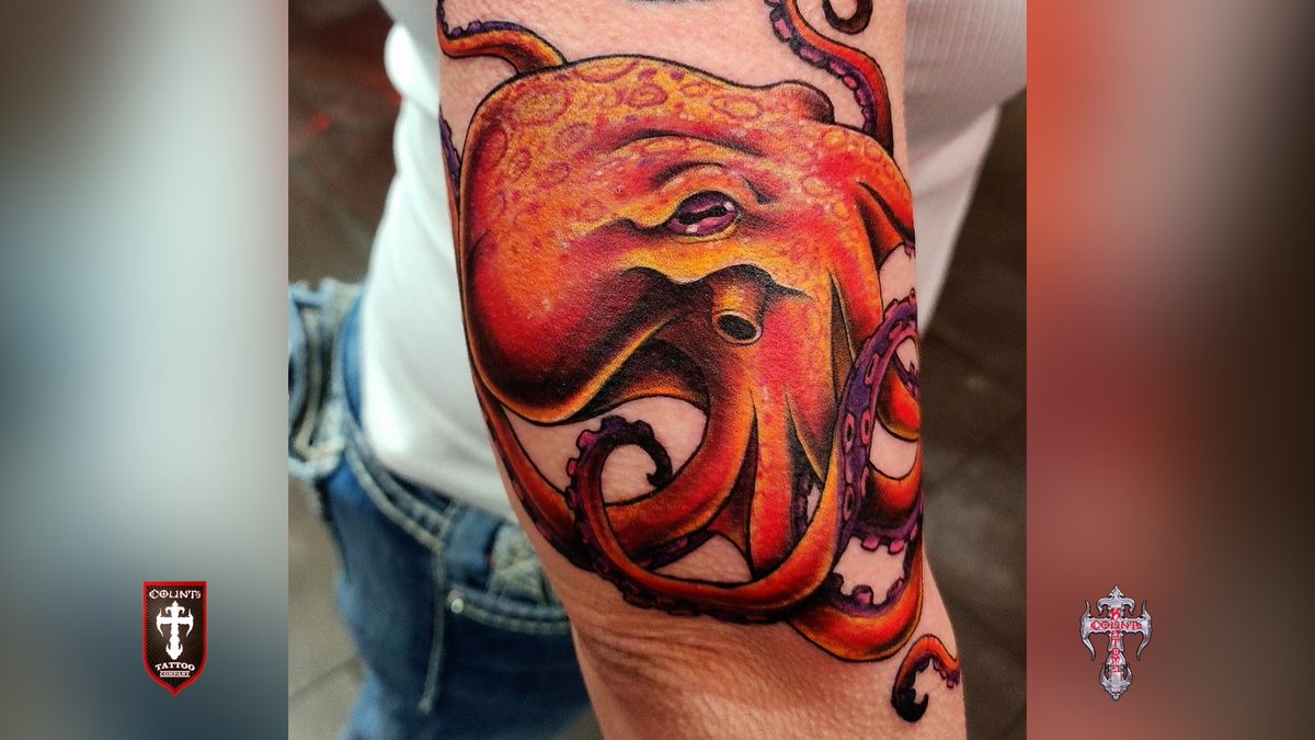 Wild and crazy art happening every day at @CountsTattoo! Book your appointment now at countstattoo@gmail.com. Open every day at the Rio in Las Vegas from 12pm-8pm. Stop by the Count’s Kustoms museum & show off your new ink! @DannyCountKoker @CountsKustoms_S #countskustoms #tattoo