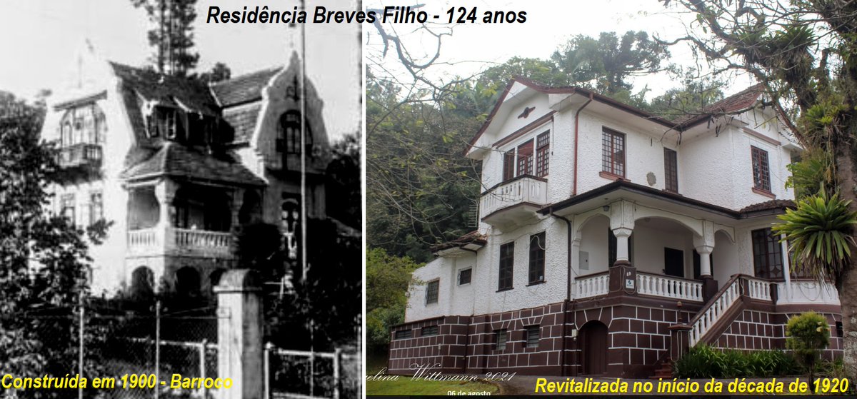 AngelWittmann's tweet image. Residência diretor das #EFSC, Joaquim J. de S.Breves Filho, indicado pelo governo federal do Brasil que encampou a ferrovia privada. Breves foi primo dos Konder, via família Flores. A mãe de Victor Konder foi uma Flores e era irmã do 1° prefeito de #Blumenau. Logo mais sobre.