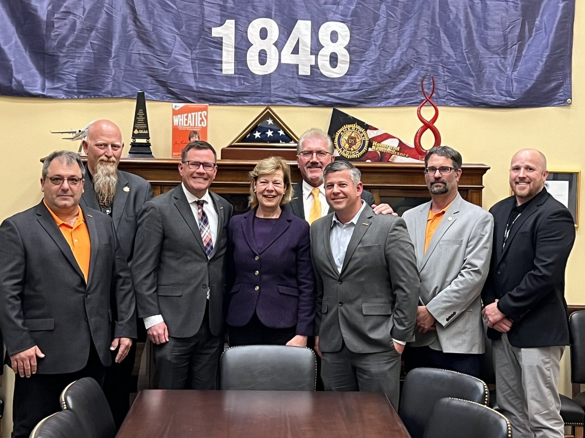 .@SenatorBaldwin is fighting everyday for #LIUNA Wisconsin members and all working people. Thank you for taking the time to meet with our union’s leaders to discuss how the BIL, the IRA, and the CHIPS law are creating opportunities for current and future members. #1u #wiunion