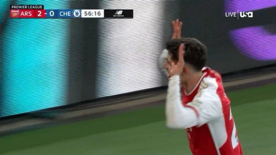 Havertz scoring against Chelsea and celebrating infront of them.. 😭