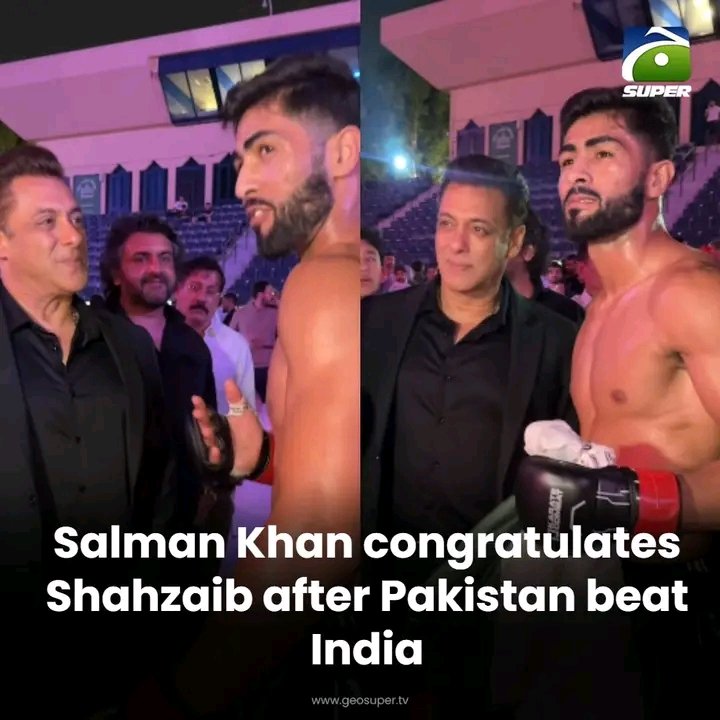 Salman Khan was in attendance during the match between Pakistan and India in Karate Combat 45
#shahbazrind #salmankhan #Bollywood #superstar 
#PAKvIND #KarateCombat