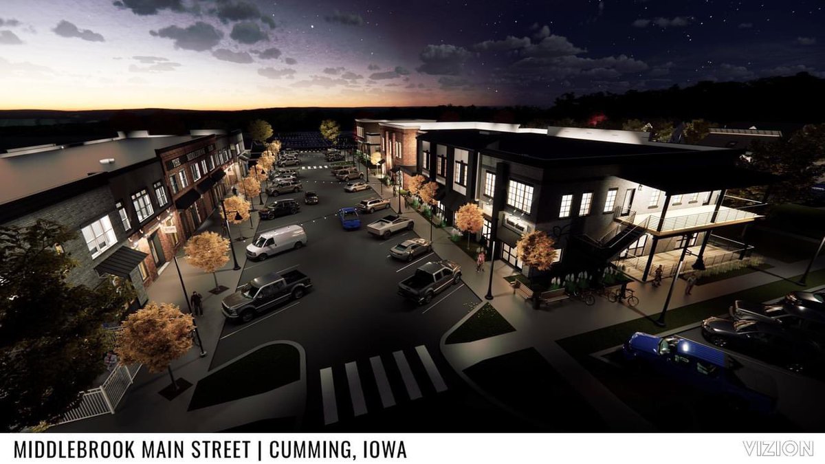 We will break ground on an urban streetscape featuring on-street parking, bike trail, street trees, and more to make way for two mixed-use buildings. This year, we’ll break ground on two multi-story buildings that emulate small town Iowa main street.

<a href="/BusinessIOWA/">Iowa Economic Development Authority</a>