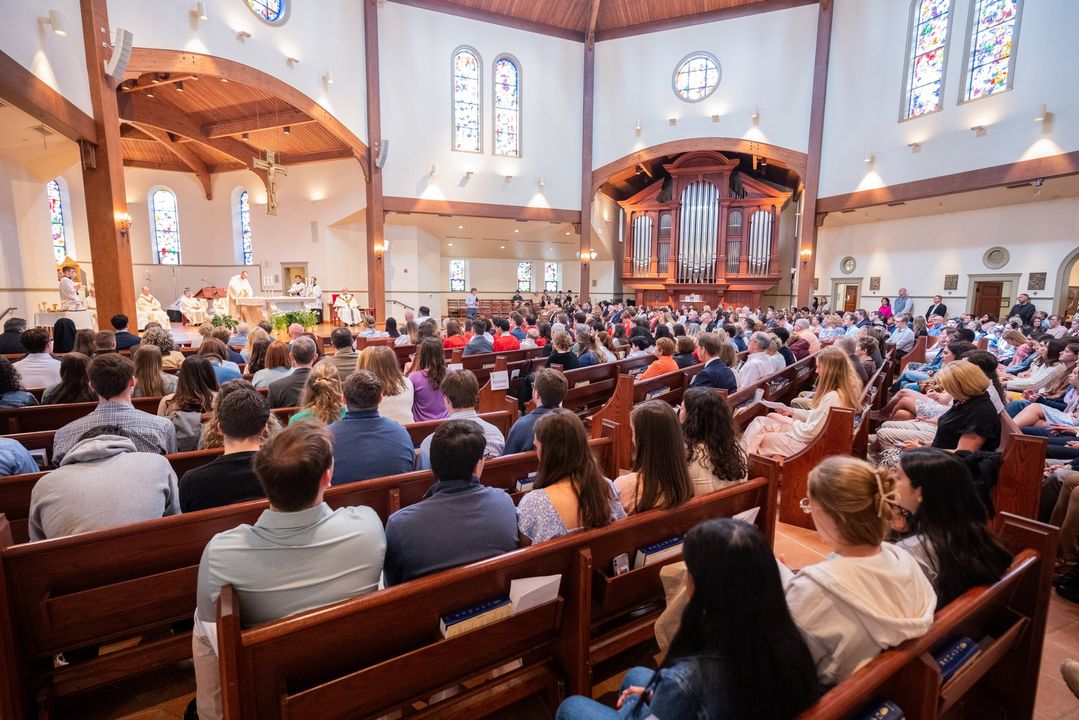 Thirty candidates — 27 students and three staff members — received one or more of the sacraments of baptism, first communion, and confirmation through @pccampmin's Rite of Christian Initiation of Adults (RCIA) program. Watch the Mass and view more photos: prov.ly/3WcUxJT
