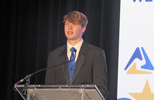 Christenson cherishes FBLA experience. Aurora senior    recaps his year as state president in this week's ANR.