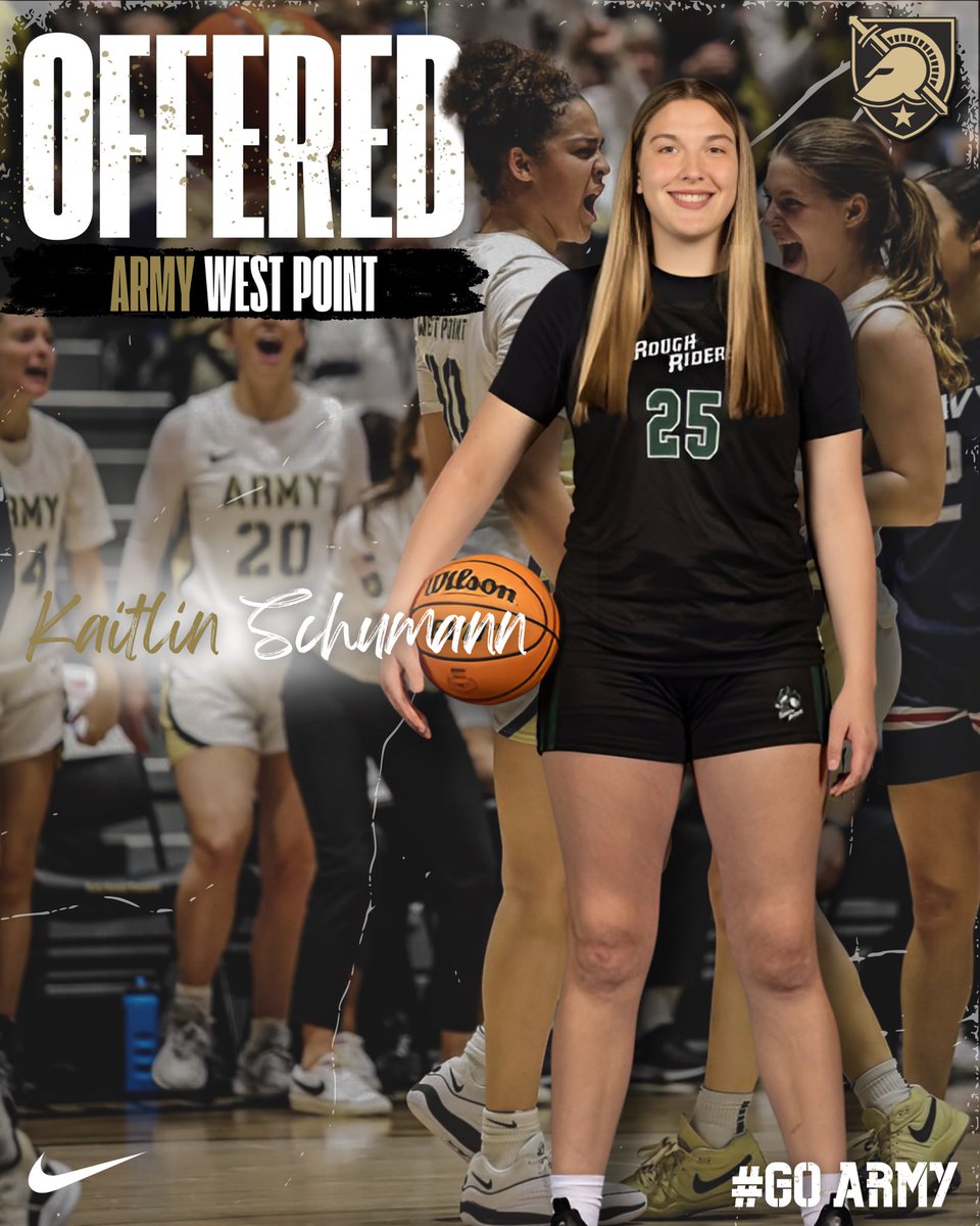 Congrats to our 2025 @kaitlinschumann on her offer to Army West Point! We are proud of you! 

#Division1 #PatriotsLeague #Riders #Compete