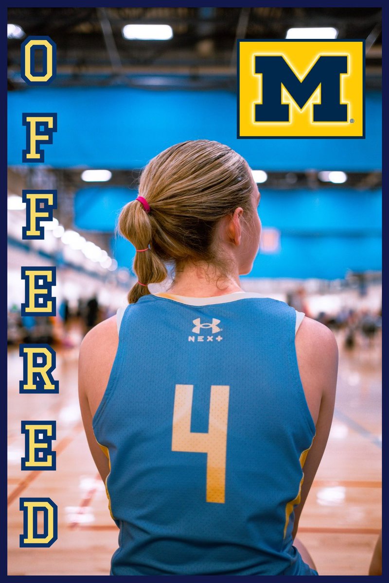 Very grateful to receive an offer from @KBA_GoBlue and @umichwbball to play for the Wolverines women’s basketball program!! 💙💛 @MinnesotaFury