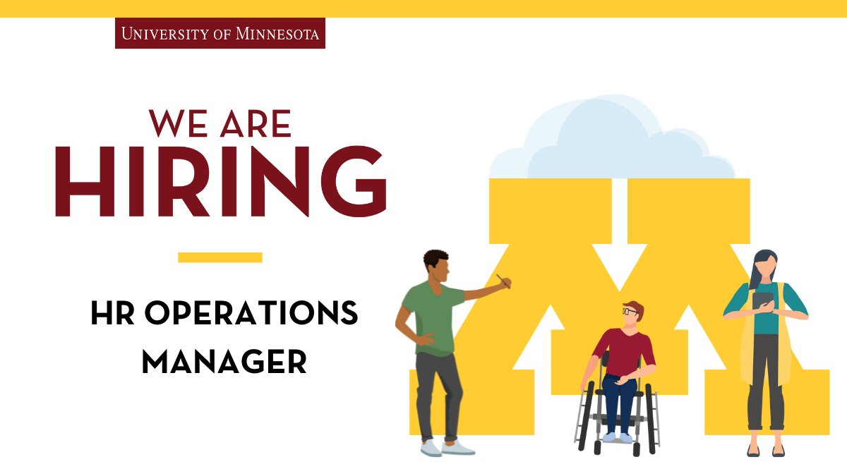 The School of Dentistry is hiring an HR operations manager! Learn more and apply: hr.myu.umn.edu/jobs/ext/360775 #UMNJobs #MNJobs #Hiring #NowHiring