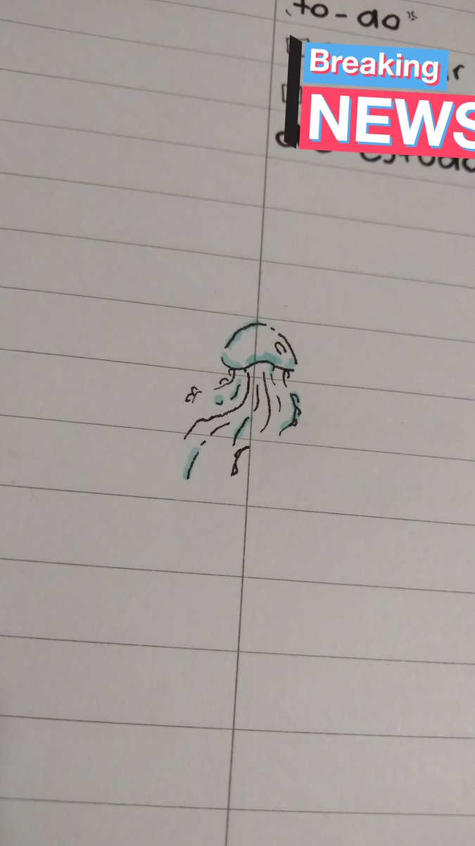 study4yeji's tweet image. olhem a água-viva q eu desenhei :]
n sou mt de desenhar mas eu acho elas tão fofinhas ai desenhei uma pra enfeitar meu planner