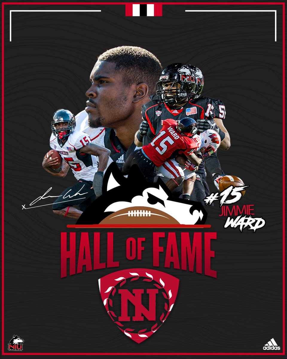 Some people have that dawg in them… Jimmie Ward WAS that DAWG. 😤🦴 Congratulations to Huskie Great and current @HoustonTexans Captain Jimmie Ward on being inducted into the NIU Hall of Fame‼️🏅🏈 #SOAR | #TheHardWay 🤘🏽🐾