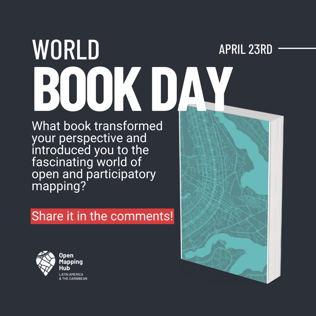 📚✨ Happy #BookDay! What was the book that introduced you to the fascinating world of open and participatory mapping? Share your recommendations in the comments! 🗺️💡