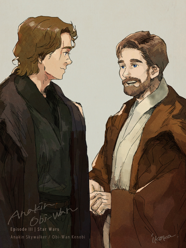 アナキンとオビワン。二人が大好きでスターウォーズシリーズ追いかけてます。